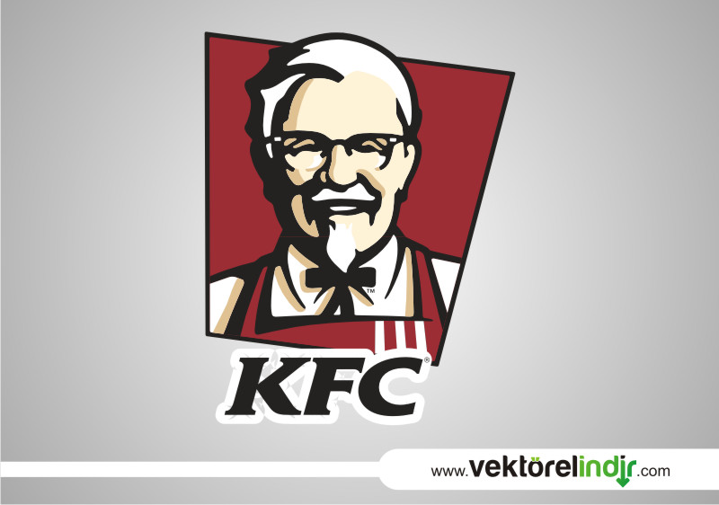KFC Logo Çizim, Vektörel