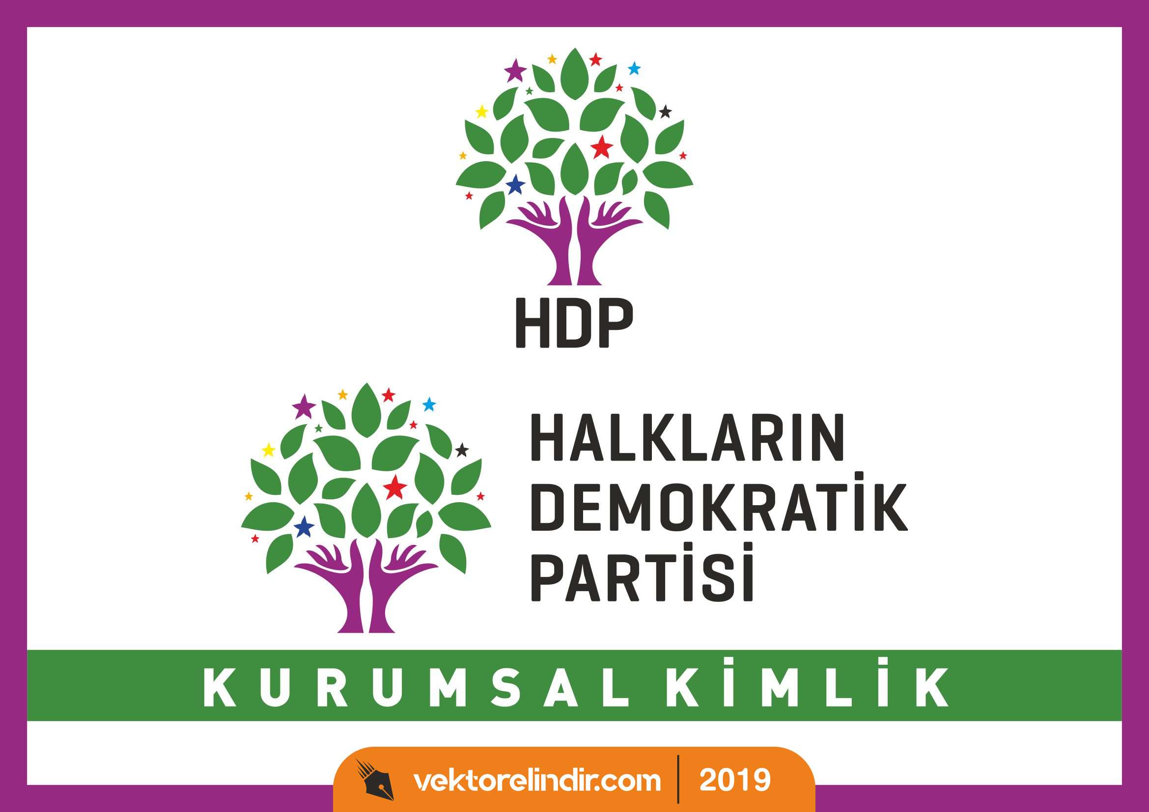HDP Kurumsal Kimlik, Halkların Demokratik Partisi Logo, Amblem