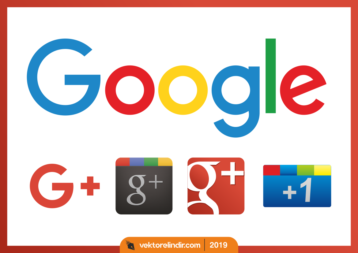 Google, Plus, +1 Logo, Vektör
