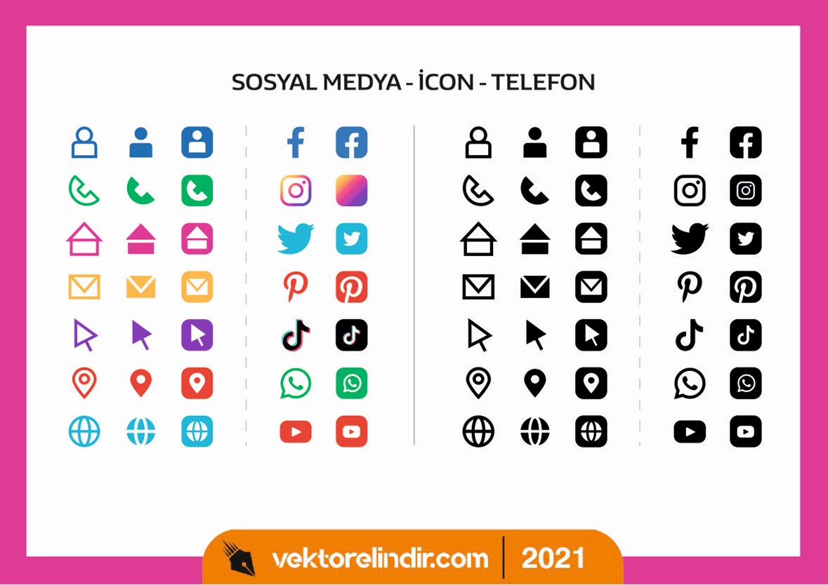 sosyal-medya-icon-logo-vektor